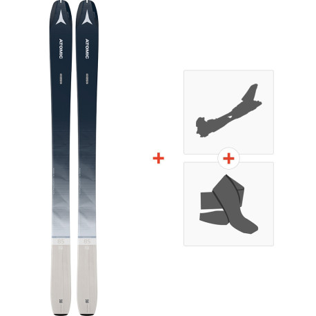 Ski Atomic Backland WMN 85 2022 + Touren Skibindungen + Felle  -