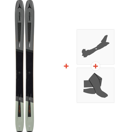 Ski Atomic Vantage 107 TI 2020 + Fixations ski de rando + Peaux  -