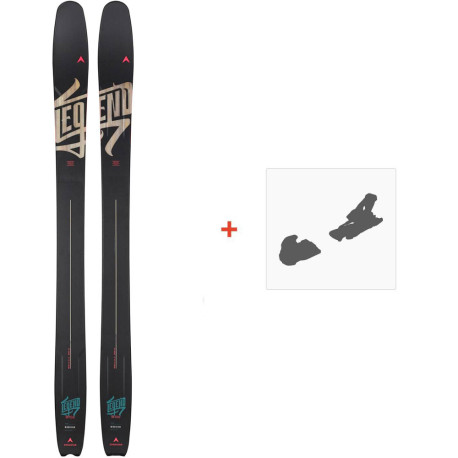 Ski Dynastar Legend W106 2020 + FIxations de ski  - Ski All Mountain 91-94 mm avec fixations de ski à choix