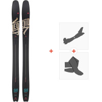 Ski Dynastar Legend W106 2020 + Touring Ski Bindings + Climbing Skins  - All Mountain + Touring