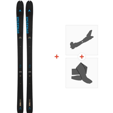 Ski Dynastar M-Grand Mont 2023 + Touring Ski Bindings + Climbing Skins  -