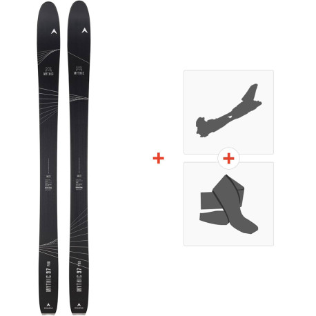 Ski Dynastar Mythic 97 Pro 2020 + Touring Ski Bindings + Climbing Skins  -