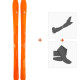 PACKAGE SKI + BINDINGS + SKINS Elan Ibex 94 Carbon 2019  -
