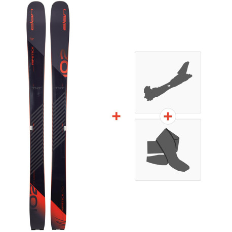 Ski Elan Ripstick 102 W 2020 + Fixations ski de rando + Peaux  -