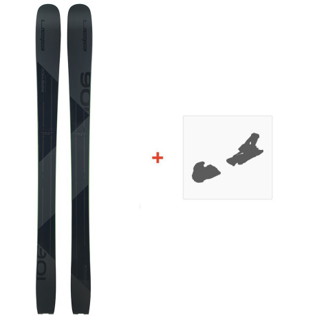 Ski Elan Ripstick 106 Black Edition 2020 + Ski Bindungen  -