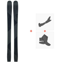 Ski Elan Ripstick 106 Black Edition 2020 + Fixations ski de rando + Peaux -