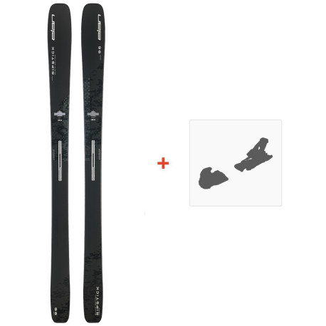 Ski Elan Ripstick 96 Black Edition 2023 + Fixations de ski