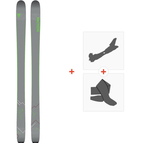 Ski Faction Agent 2.0 2020 + Touring Ski Bindings + Climbing Skins  -