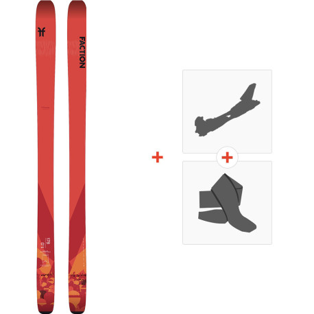 Ski Faction Chapter 1.0 2020 + Fixations ski de rando + Peaux  -