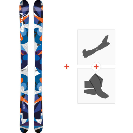 Ski Faction Heroine 2015 + Touring Ski Bindings + Climbing Skins  -