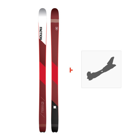 Ski Faction Prime 1.0 2019 + Fixation de ski