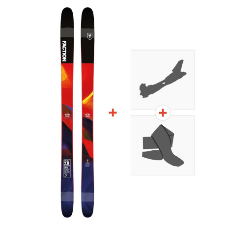 Ski Faction Prodigy 2.0 2019 + Fixations ski de rando + Peaux  -