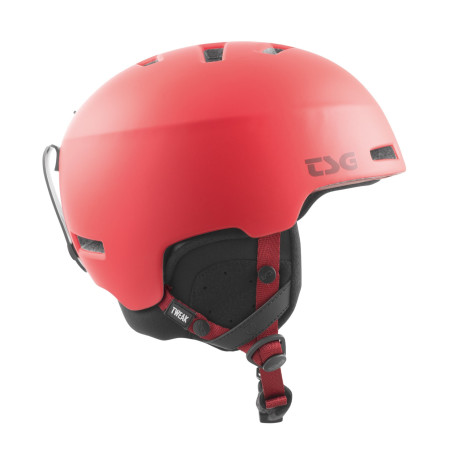 TSG Ski helmet Tweak Solid Color Sonic Red Satin 2020