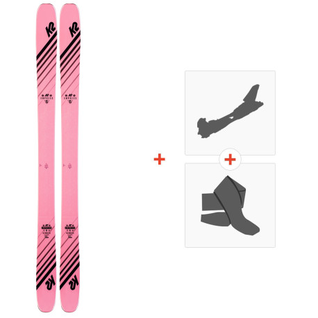 Ski K2 Empress 2020 + Fixations ski de rando + Peaux  -
