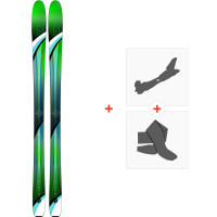 Ski K2 Fulluvit 95 Ti 2019 + Fixations ski de rando + Peaux - Freeride + Rando