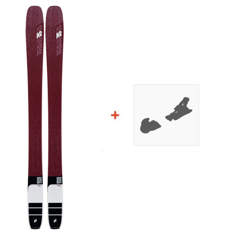 Ski K2 Mindbender 106 Alliance 2020 + FIxations de ski 