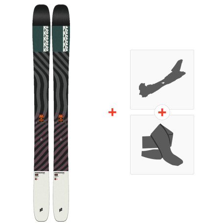 Ski K2 Mindbender 106 Alliance 2022 + Touring Ski Bindings + Climbing Skins 