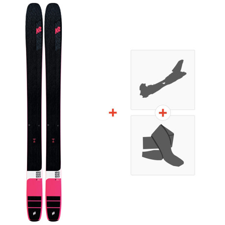 Ski K2 Mindbender 115 Alliance 2020 + Touring Ski Bindings + Climbing Skins  -