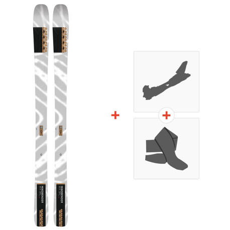 Ski K2 Mindbender 89Ti W 2023 + Fixations ski de rando + Peaux 