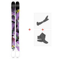 Ski K2 Remedy 92 2015 + Fixations ski de rando + Peaux - Freestyle + Piste + Rando