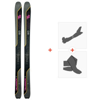 Ski K2 Talkback 88 2022 + Fixations ski de rando + Peaux - Rando Polyvalent