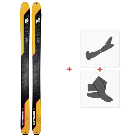 Ski K2 Wayback 106 2022 + Fixations ski de rando + Peaux  -