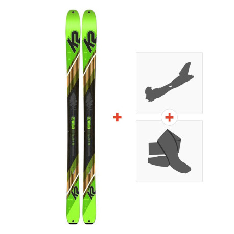 Ski K2 Wayback 88 2020 + Fixations ski de rando + Peaux  - Rando Polyvalent