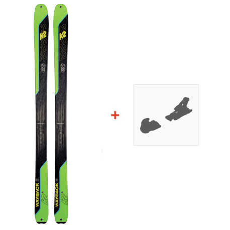 Ski K2 Wayback 88 2022 + Fixations de ski