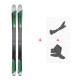 Ski K2 Wayback 88 2024 + Touring Ski Bindings + Climbing Skins  - Allround Touring