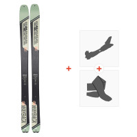 Ski K2 Wayback 88 W 2024 + Fixations de ski randonnée + Peaux