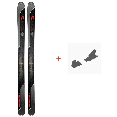Ski K2 Wayback 96 2022 + Fixations de ski