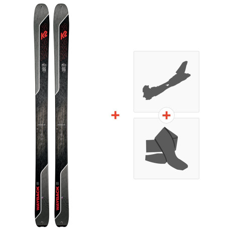 Ski K2 Wayback 96 2022 + Fixations de ski randonnée + Peaux