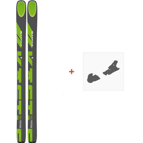 Ski Kastle FX106 HP 2021 + Ski Bindungen  -