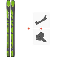 Ski Kastle FX106 HP 2021 + Fixations ski de rando + Peaux -