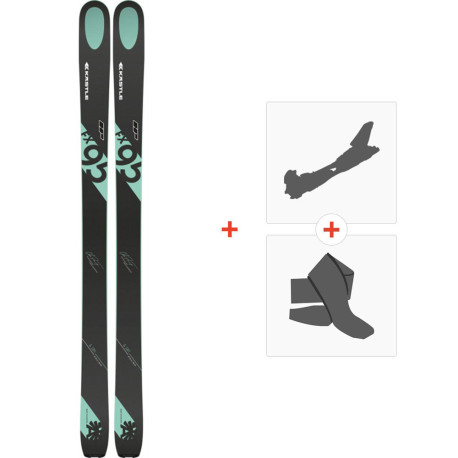 Ski Kastle FX95 HP 2019 + Fixations ski de rando + Peaux  -