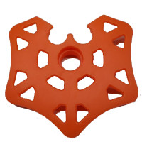 Ski Poles BCA Powder Basket Screw-on 4S Orange 2022  - Ski Poles