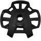 Ski Poles BCA Powder Basket Screw-on Black 2022  - Ski Poles
