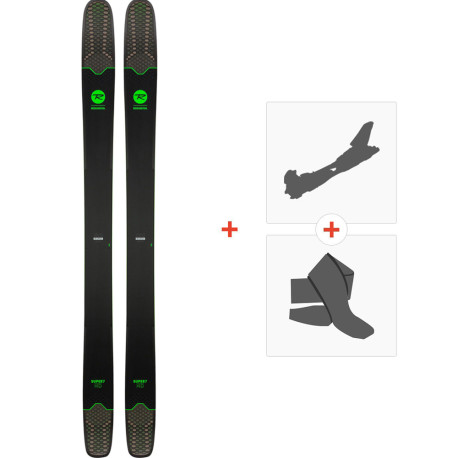 Ski Rossignol Super 7 HD 2019 + Fixations ski de rando + Peaux  -
