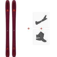 Ski Salomon N QST 106 2019 + Fixations ski de rando + Peaux -