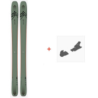 Ski Salomon N QST 106 OIL Green/Orang 2021 + Ski bindings
