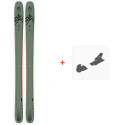 Ski Salomon N QST 106 OIL 2021 + FIxations de ski 