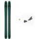 Ski Salomon N QST 118 Dark Grey 2020 + Fixations de ski