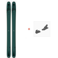 Ski Salomon N QST 118 Dark Grey 2020 + Ski bindings