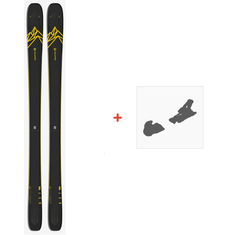 Ski Salomon N QST 92 2021 + FIxations de ski  -