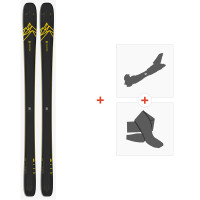 Ski Salomon N QST 92 2021 + Fixations ski de rando + Peaux -