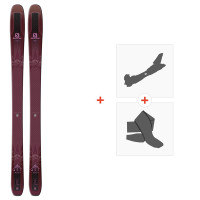 Ski Salomon N QST Lumen 99 2019 + Fixations ski de rando + Peaux -