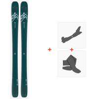 Ski Salomon N QST Lux 92 2021 + Fixations ski de rando + Peaux -