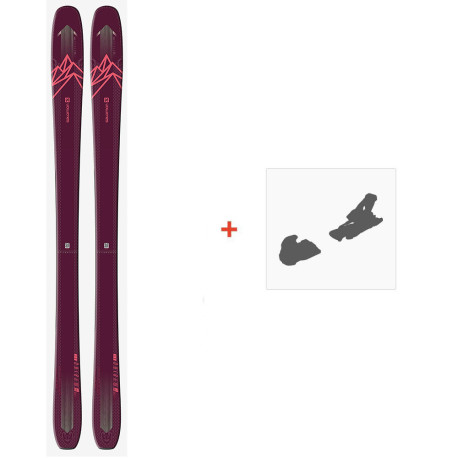 Ski Salomon N QST Myriad 85 2021 + FIxations de ski  -