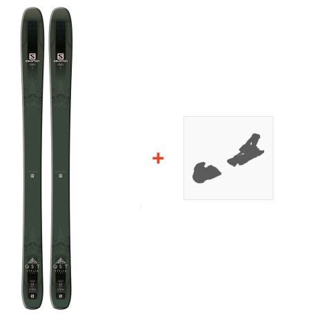 Ski Salomon N Qst Stella 106 2019 + Fixations de ski