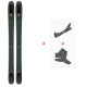 Ski Salomon N QST Stella 106 2019 + Fixations ski de rando + Peaux  -